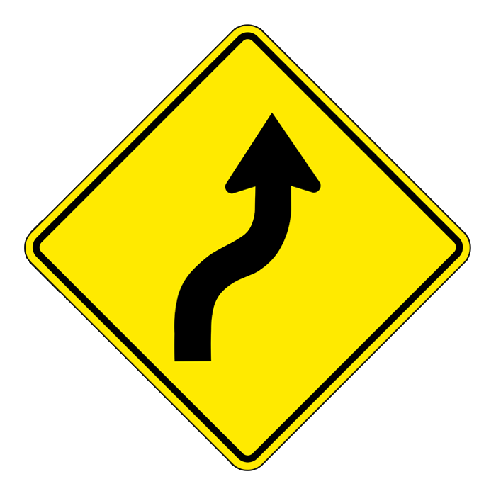 WA5R, OVERSIZED Right Reverse Curve, 75x75cm