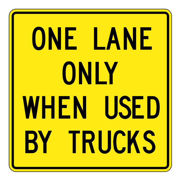 WA24A, One Lane Only, 90x90cm