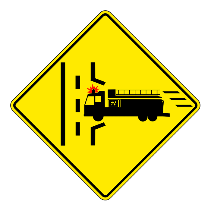 WC25R, Right Fire Truck Entrance, 75x75cm