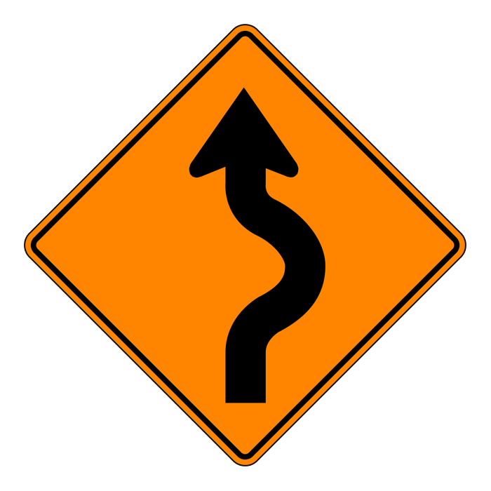 TC9R, OVERSIZED Diversion Arrow, 90x90cm, Diamond Grade