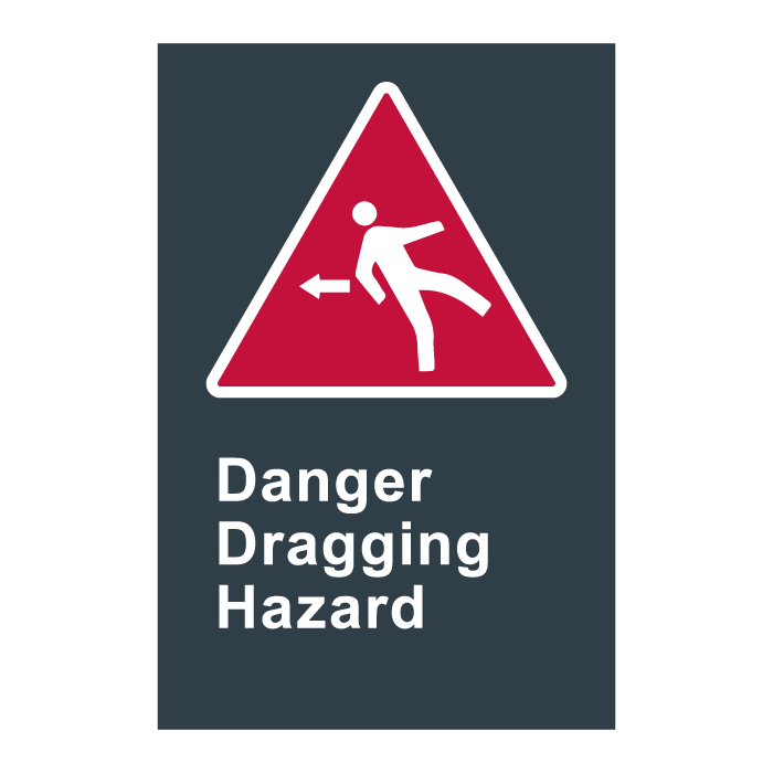 D23 CSA Danger Dragging Hazard