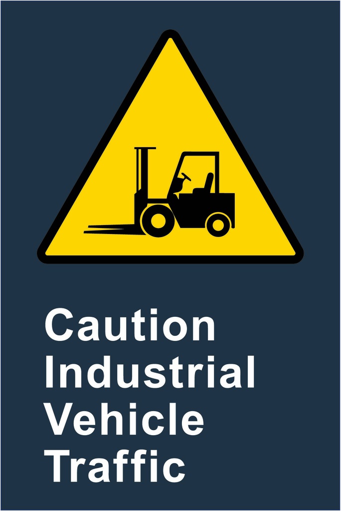 W11 CSA Caution Industrial Vehicle Traffic