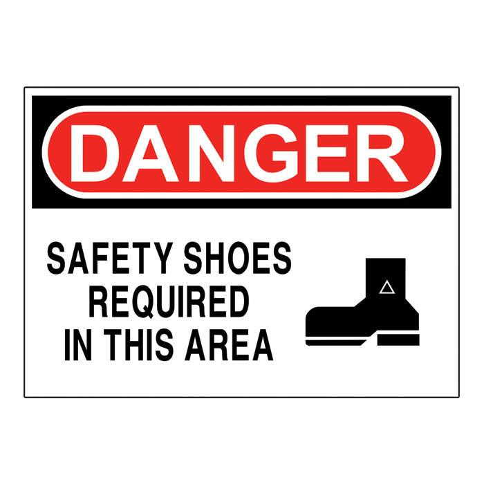 DS13 OSHA Danger Safety Shoes