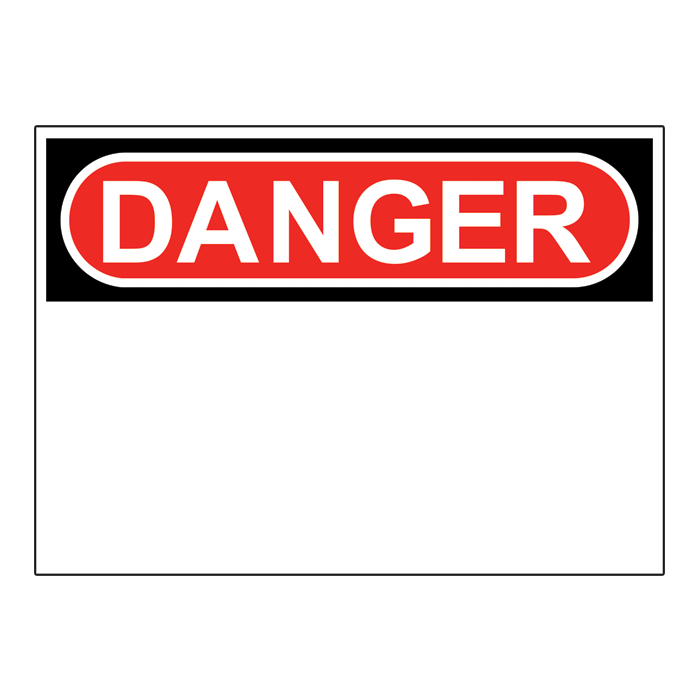 DS15 OSHA Danger Custom