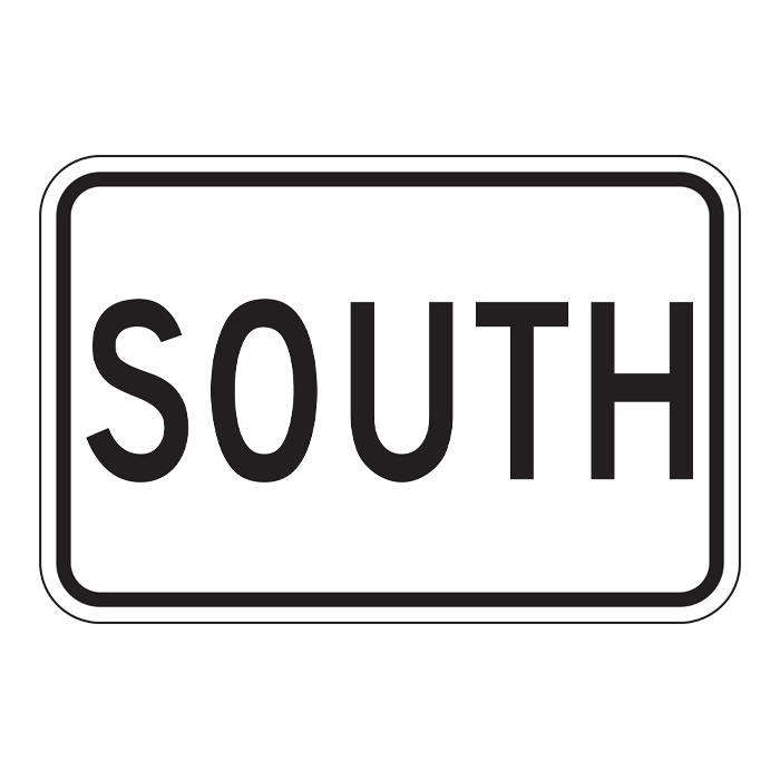 M305, Directional South, 45x30cm