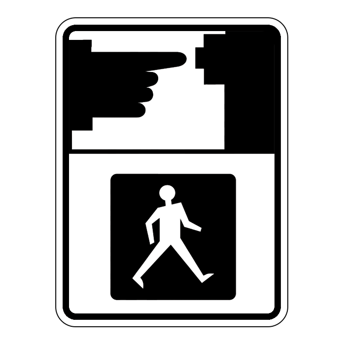 RA13, Pedestrian Pushbutton, 45x60cm