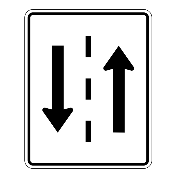 RB24, OVERSIZED Two Way Traffic, 90x120cm