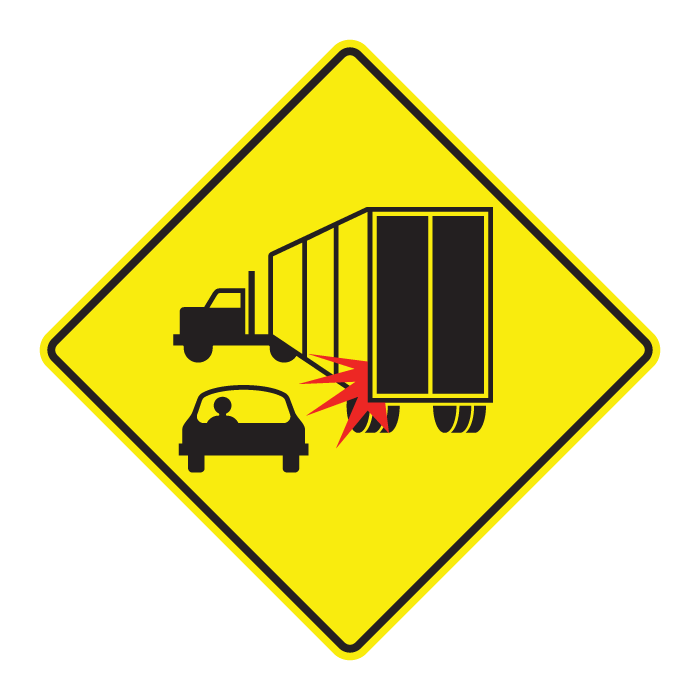 WA40, Truck Encroachment, 75x75cm