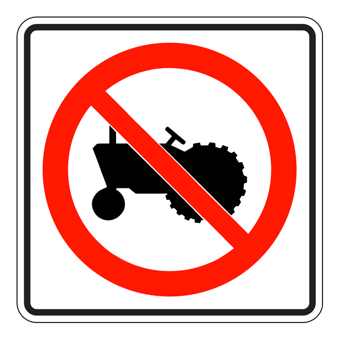 RB60, No Tractors, 60x60cm