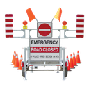 Emergency Road Closed Trailer