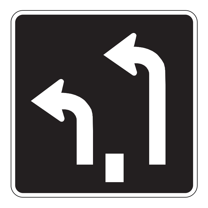 RB46L, Two Lanes Turn, 60x60cm