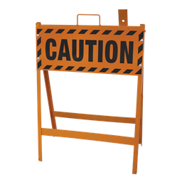 Caution A-Frame, Double Sided Sign