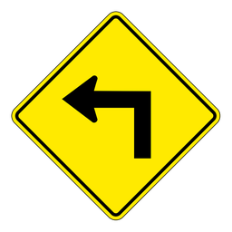 WA1L, OVERSIZED Left Turn, 75x75cm