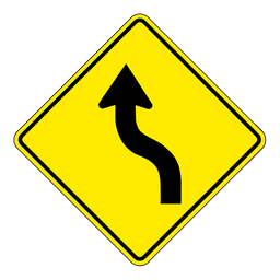 WA5L, Left Reverse Curve, 60x60cm