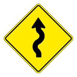 WA6L, OVERSIZED Left S-Bend, 75x75cm