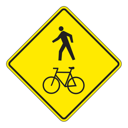 WC15, Pedestrian and Bicycle Crossing, 60x60cm