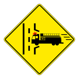 WC25R, Right Fire Truck Entrance, 75x75cm