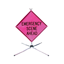[4519] Fold &amp; Roll Sign System Emergency