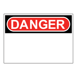 DS15 OSHA Danger Custom