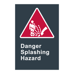 D26 CSA Danger Splashing Hazard
