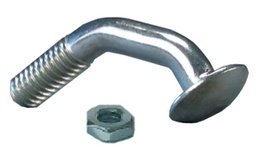 [4636] Post Splicing Hardware Square Corner Bolt Up to 2" Post