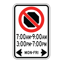 RB56, No Stopping With Restrictions, 30x45cm