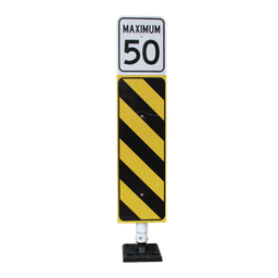 Delineator Traffic Calming Flexible 9.75x48in