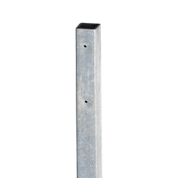 [4609] Post Square  Galvanized Delineator 7' x 1"