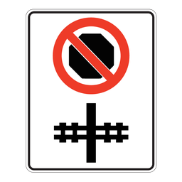 RB113, Do Not Stop On Tracks, 60x75cm