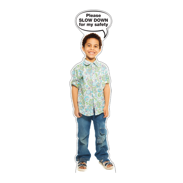 Silhouette Child Safety Signs