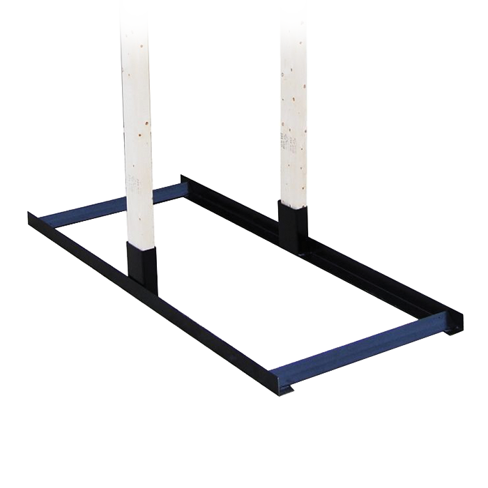 Steel Base for Double Wood Leg | Cedar Signs Inc.