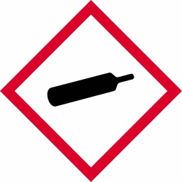 GHS Gas Placard Reflective 10 3/4&quot; x 10 3/4&quot;