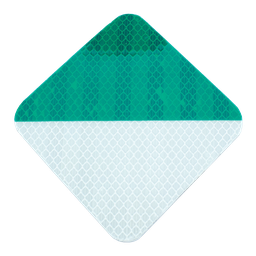 [2921] Delineator 6" Green/White