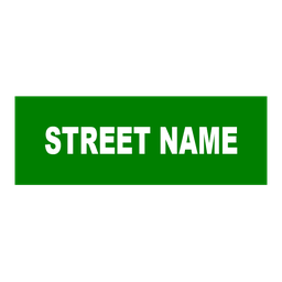Street Name Sign Double Sided 8&quot;